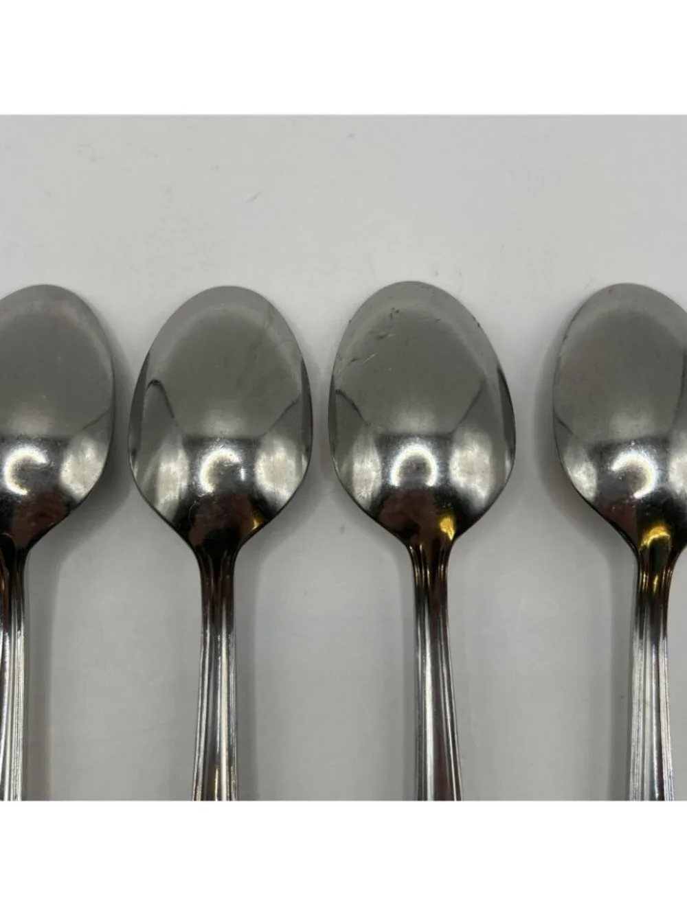 7 Mikasa Classico Satin Teaspoons 18/8 Stainless Gerald Patrick 6.25